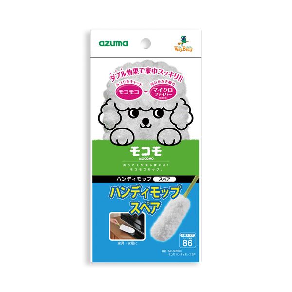 (まとめ) アズマ工業 モコモハンディモップ スペア 1個  【×30セット】