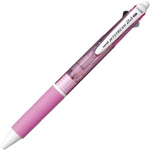 (まとめ) 三菱鉛筆 多機能ペン ジェットストリーム2＆1 0.7mm （軸色：ピンク） MSXE350007.13 1本  【×30セット】