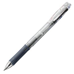 (まとめ) ゼブラ 多色油性ボールペン クリップ-オン スリム3C 0.7mm (軸色 透明) B3A5-C 1本  【×30セット】