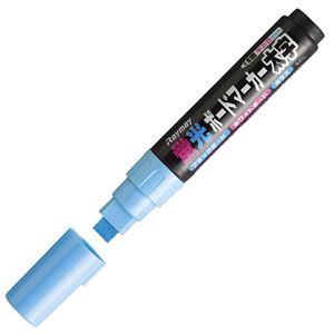 (まとめ) レイメイ藤井 蛍光ボードマーカー 太字平芯 ブルー LBM281A 1本  【×30セット】