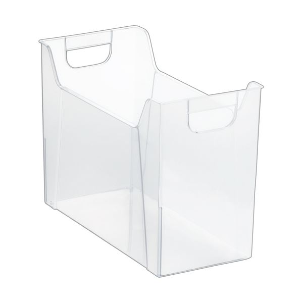 (まとめ) ナカバヤシ ファイルボックス A4クリア FB-EW04-CR 1個  【×30セット】