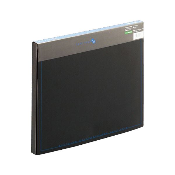 (まとめ) プラス ケースファイル 再生PP A4背幅20mm ブラック(背見出し色ブルー) FL-131CE 1冊  【×30セット】