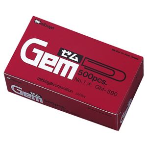 (まとめ) ミツヤ ゼムクリップ 大 29mm GM-590 1箱(約500本)  【×30セット】