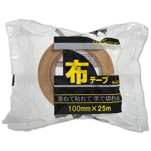 (まとめ) スリオンテック 布テープ No.343720 100mm×25m No.343720-100X25DB 1巻  【×30セット】