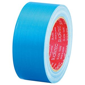 (まとめ) スリオンテック 布粘着テープ No.3390 50mm×25m ライトブルー No.3390-50LB 1巻  【×30セット】