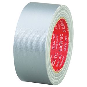 (まとめ) スリオンテック 布粘着テープ No.3390 50mm×25m シルバー No.3390-50SI 1巻  【×30セット】