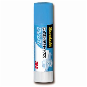 (まとめ) 3M スコッチ はってはがせるスティックのり 14g GR-B 1本  【×30セット】
