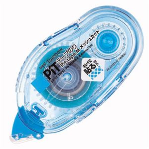 (まとめ) トンボ鉛筆 テープのり ピットテープM メッシュカット 貼るタイプ 本体 8.4mm×12m PN-MSM8.4 1個  【×30セット】