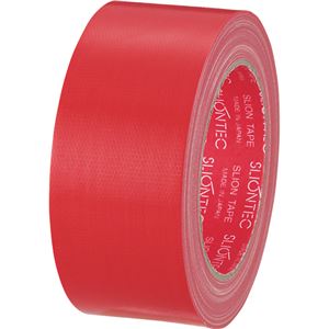 (まとめ) スリオンテック カラー布テープ 50mm×25m 赤 343702RD 1巻  【×30セット】