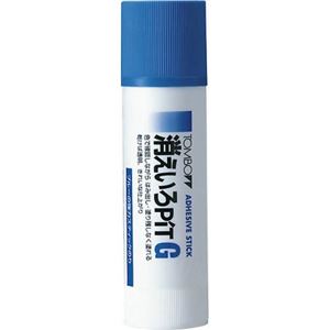 (まとめ) トンボ鉛筆 スティックのり 消えいろピット G 約40g PT-GC 1本  【×30セット】