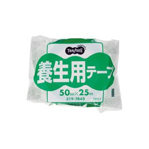 (まとめ) TANOSEE 養生用テープ 50mm×25m 1巻  【×30セット】