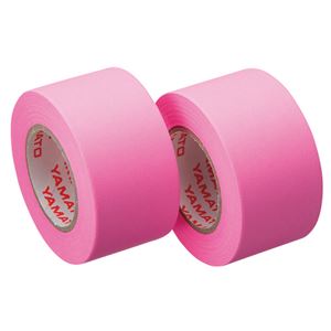 (まとめ) ヤマト メモック ロールテープ つめかえ用 25mm幅 ローズ WR-25H-RO 1パック(2巻)  【×30セット】