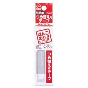 (まとめ) ニチバン テープのり tenori はんこのり 詰替用 7mm×6.5m TN-TE7HS 1個  【×30セット】