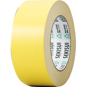 (まとめ) 積水化学 カラークラフトテープ#500WC 50mm×50m 黄 K50WY13 1巻  【×30セット】
