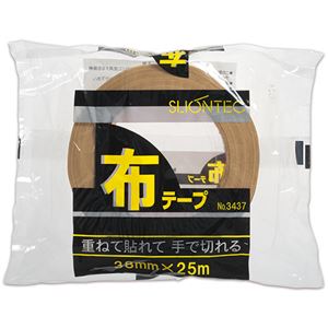 (まとめ) スリオンテック 布テープ No.343720 38mm×25m No.343720-38x25 1巻  【×30セット】