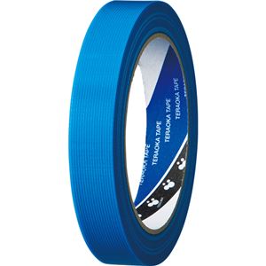 (まとめ) 寺岡製作所 貼ってはがせるP-カットテープ 18mm×25m 青 4142-18アオ 1巻  【×30セット】