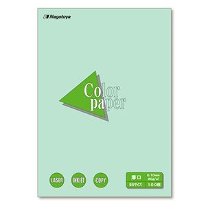 (まとめ) 長門屋商店 Color Paper B5 厚口 浅黄 ナ-4311 1冊（100枚）  【×30セット】