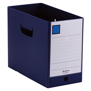 (まとめ) キングジム GボックスPP A4ヨコ 収納幅150mm ネイビー 4635N 1冊  【×30セット】