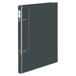 (まとめ) コクヨ レターファイル(ラクアップ) A4タテ 120～250枚収容 背幅23～36mm ダークグレー フ-U510DM 1冊  【×30セット】