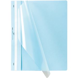 (まとめ) TANOSEE プレゼンテーションファイル スタンダード A4タテ 50枚収容 ブルー 1パック（5冊）  【×30セット】