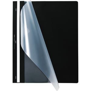 (まとめ) TANOSEE プレゼンテーションファイル スタンダード A4タテ 50枚収容 ブラック 1パック（5冊）  【×30セット】