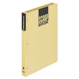 (まとめ) コクヨ スクラップブックD(とじこみ式) B5 中紙28枚 背幅25mm クラフト ラ-41N 1冊  【×30セット】