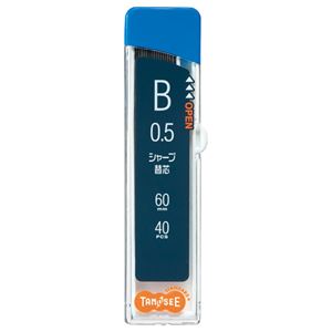 (まとめ) TANOSEE シャープ SHARP替芯 0.5mm B 1個（40本）  【×30セット】