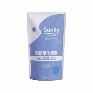 (まとめ) エステー サニティー 業務用消臭剤 タンクタイプ クールミント つめかえ用 400g 1個  【×30セット】
