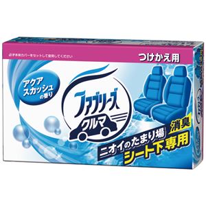 (まとめ) P＆G クルマ用置き型ファブリーズ アクアスカッシュの香り つけかえ用 130g 1個  【×30セット】