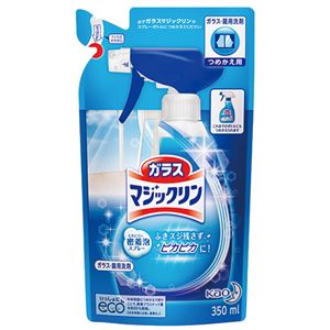 (まとめ) 花王 ガラスマジックリン つめかえ用 350ml 1個  【×30セット】