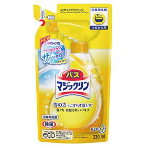 (まとめ) 花王 バスマジックリン 泡立ちスプレー つめかえ用 330ml 1個  【×30セット】