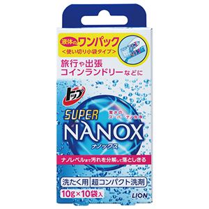 (まとめ) ライオン トップ NANOX ワンパック 10g/包 1セット(10包)  【×30セット】