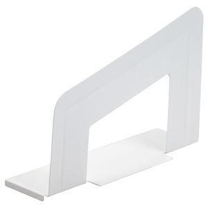 (まとめ) リヒトラブ ブックエンド マグネット付 白 A-7350-0 1個  【×30セット】