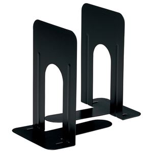 (まとめ) TANOSEE ブックエンド T型 特大 ブラック 1組（2枚）  【×30セット】