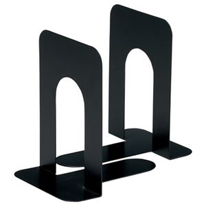 (まとめ) TANOSEE ブックエンド T型 大 ブラック 1組（2枚）  【×30セット】