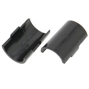 (まとめ) エレクター テーパードスリーブ ブラック H9985 1セット（4組）  【×30セット】