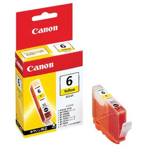 (まとめ) キヤノン Canon インクタンク BCI-6Y イエロー 4708A001 1個  【×30セット】