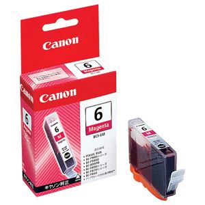 (まとめ) キヤノン Canon インクタンク BCI-6M マゼンタ 4707A001 1個  【×30セット】