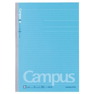 (まとめ) コクヨ キャンパスノート(ドット入り罫線) セミB5 B罫 30枚 ノ-3BTN 1冊  【×30セット】
