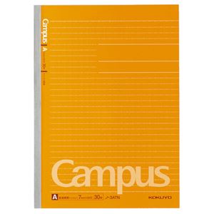 (まとめ) コクヨ キャンパスノート(ドット入り罫線) セミB5 A罫 30枚 ノ-3ATN 1冊  【×30セット】