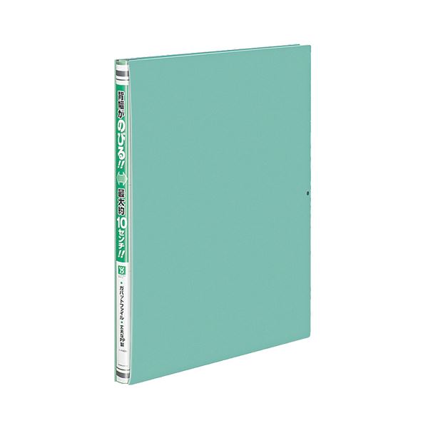 (まとめ) コクヨ ガバットファイル（活用タイプ・PP製） A4タテ 1000枚収容 背幅15〜115mm 緑 フ-P90G 1冊  【×30セット】