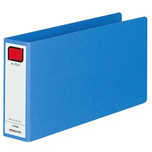 (まとめ) コクヨ 統一伝票用Kファイル B4・1/3ヨコ 2穴 400枚収容 背幅52mm 青 フ-819B 1冊  【×30セット】