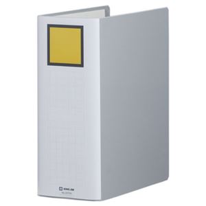 (まとめ) キングファイル スーパードッチ(脱・着)イージー A4タテ 1000枚収容 背幅116mm グレー 2470A 1冊  【×30セット】