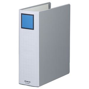 (まとめ) キングファイル スーパードッチ(脱・着)イージー A4タテ 800枚収容 背幅96mm グレー 2478A 1冊  【×30セット】