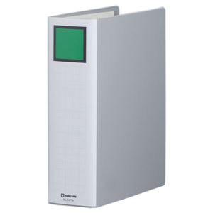 (まとめ) キングファイル スーパードッチ(脱・着)イージー A4タテ 700枚収容 背幅86mm グレー 2477A 1冊  【×30セット】