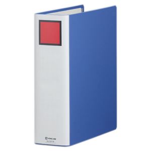 (まとめ) キングファイル スーパードッチ(脱・着)イージー A4タテ 700枚収容 背幅86mm 青 2477A 1冊  【×30セット】