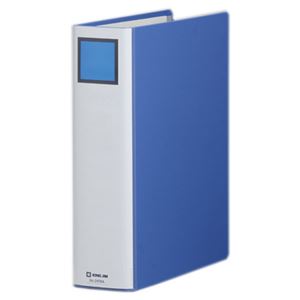 (まとめ) キングファイル スーパードッチ(脱・着)イージー A4タテ 600枚収容 背幅76mm 青 2476A 1冊  【×30セット】
