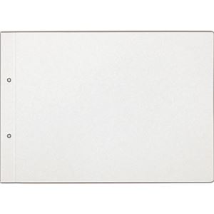 (まとめ) TANOSEE 板目表紙 A4ヨコ 2穴 1パック（10組20枚）  【×30セット】