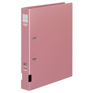 (まとめ) コクヨ DリングファイルS型 再生PP表紙 A4タテ 2穴 300枚収容 背幅45mm ピンク フ-FD430P 1冊  【×30セット】