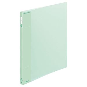 (まとめ) コクヨ ポップリングファイル(スリム) A4タテ 2穴 100枚収容 背幅21mm 緑 フ-PS410G 1冊  【×30セット】